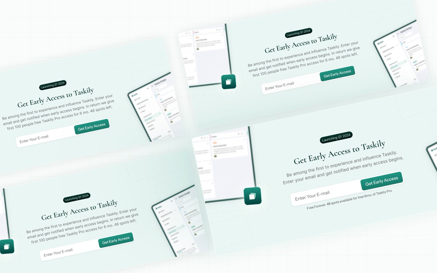 UI/UX design details