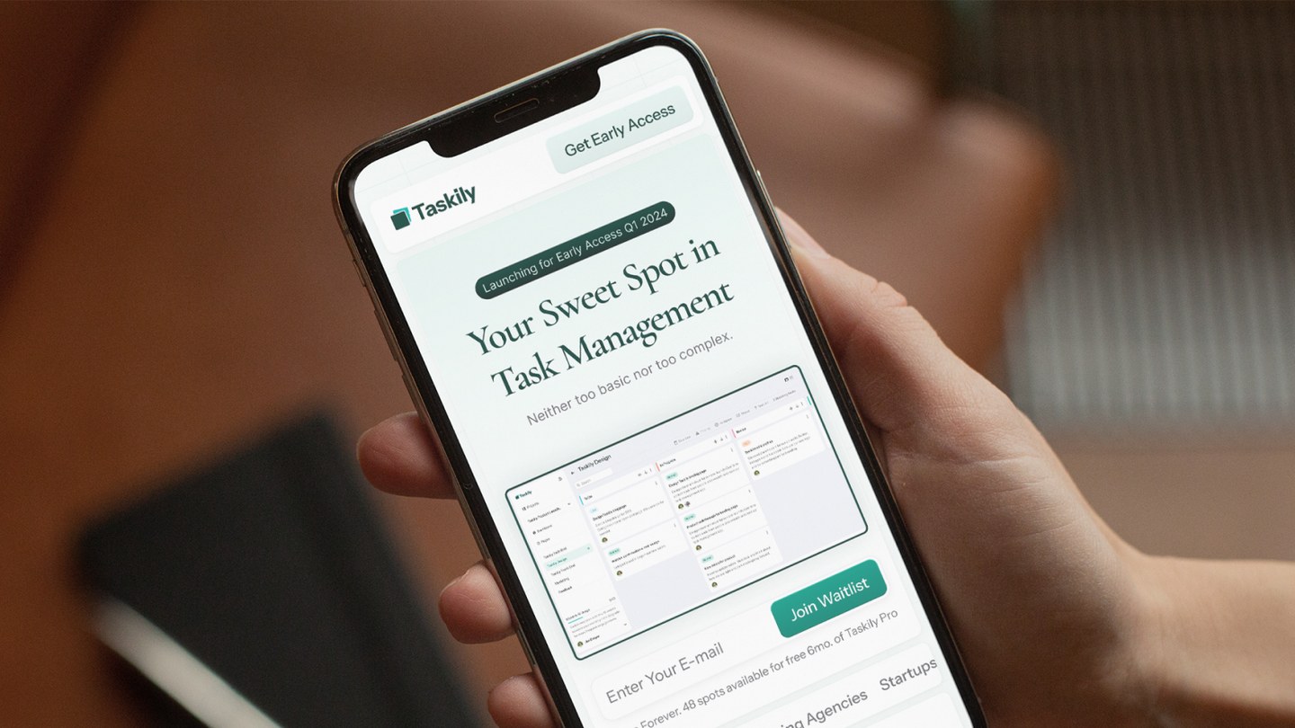 Responsive kodulehe disaini näide mobiilivaates