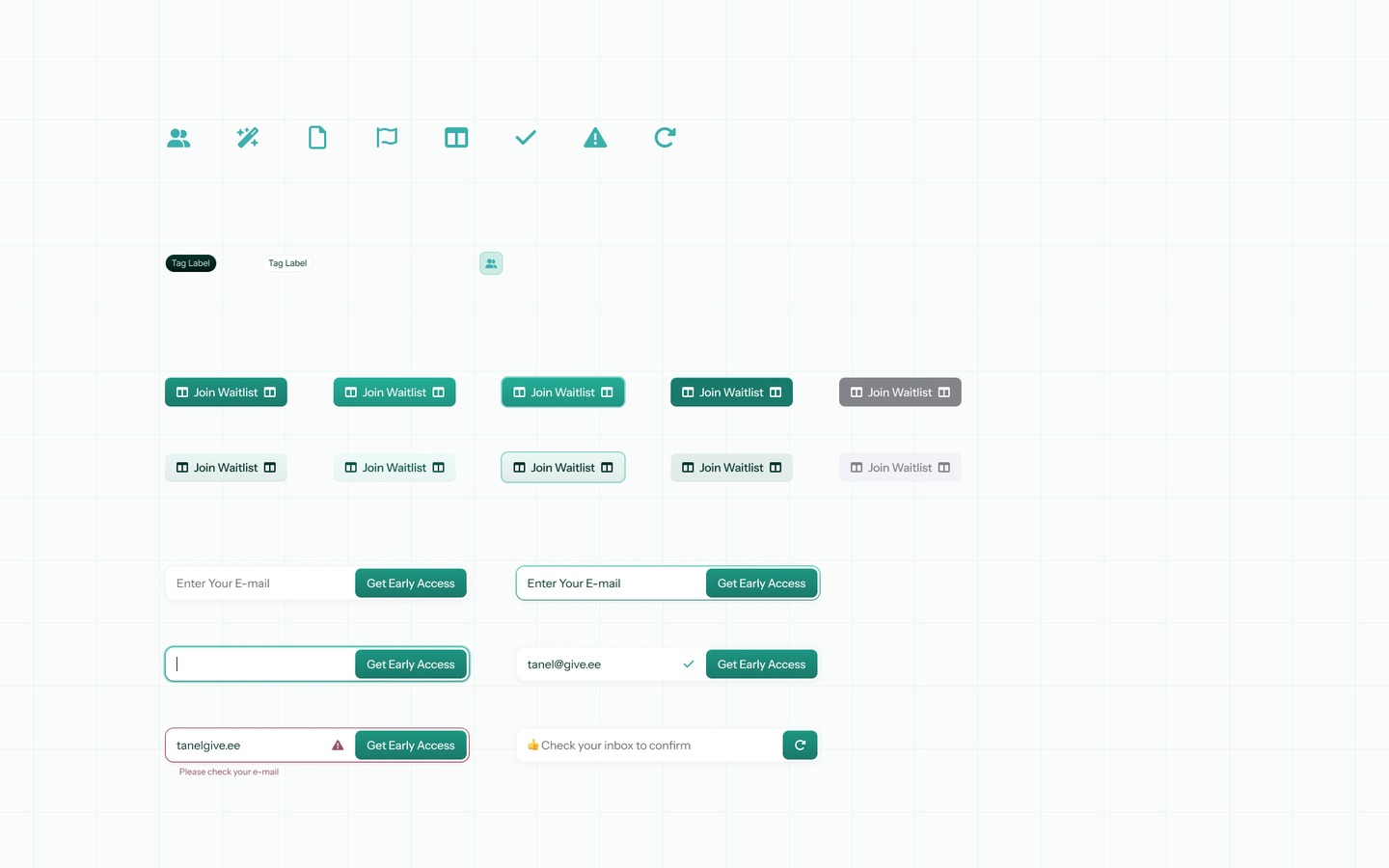 UI component previews