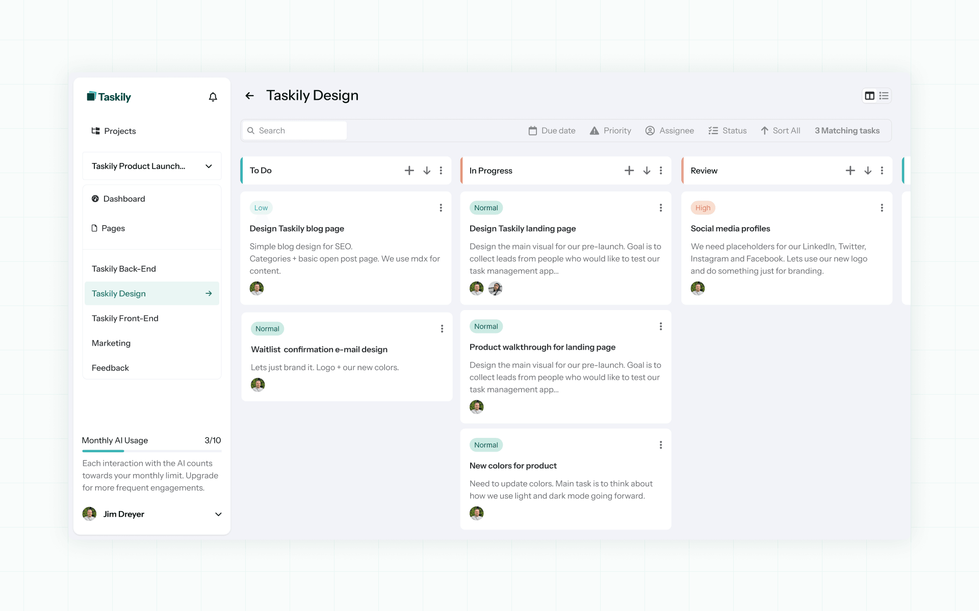 Dashboard UI UX design