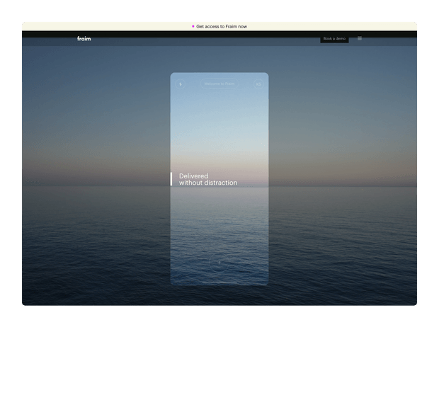 Australian startup website built with Framer