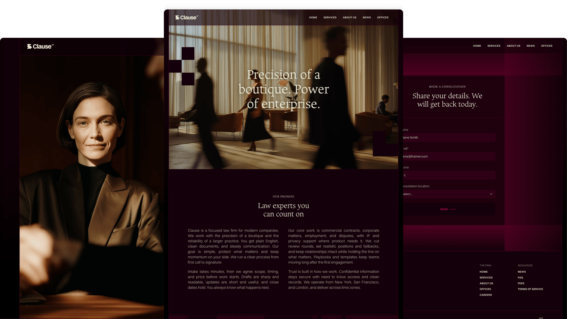 Professional Law Firm Website Design