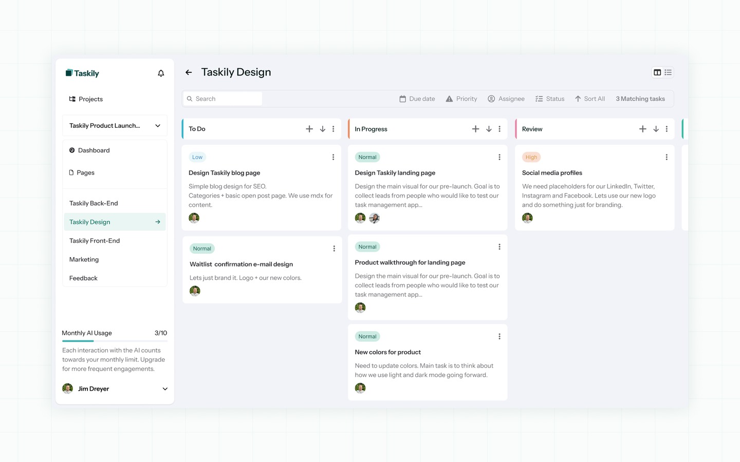 New SaaS dashboard UI design