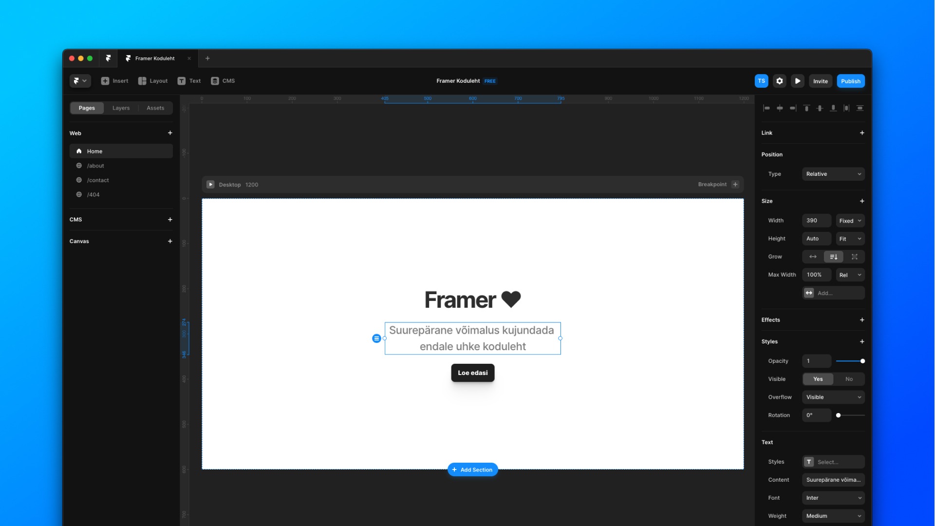 Framer UI