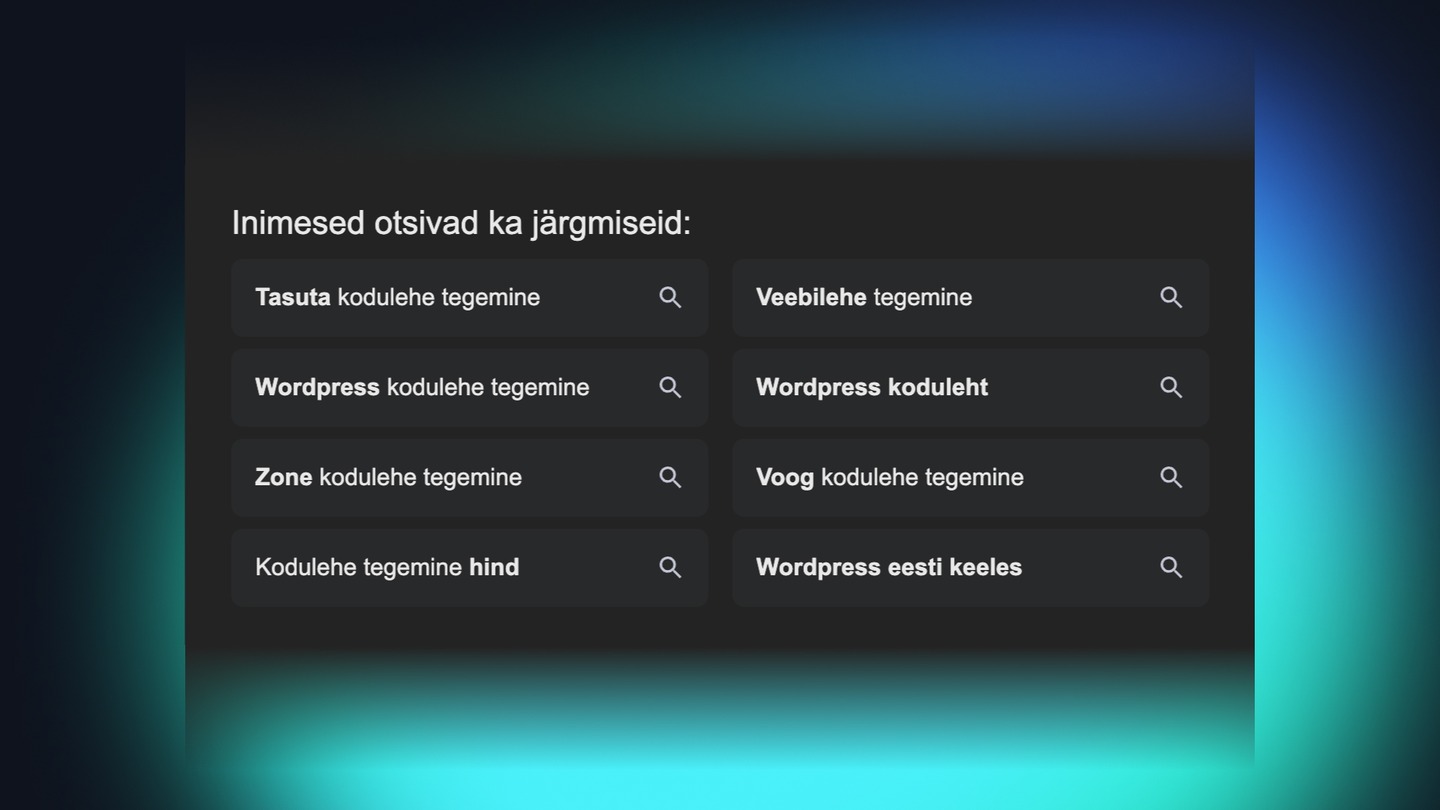 Keyword research in search engine