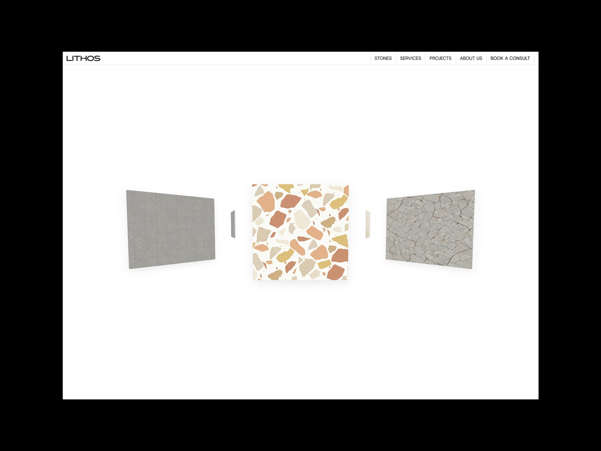Lithos architecture Framer template page 3 thumbnail