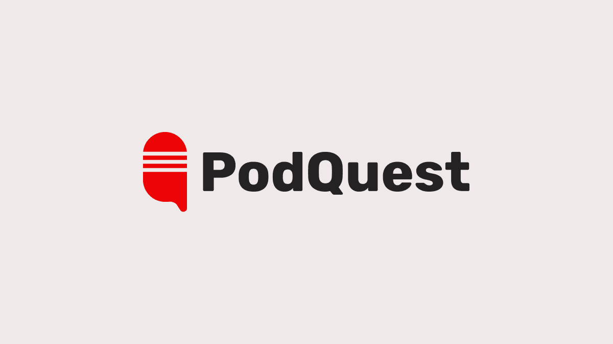 logo design Podquest logo design