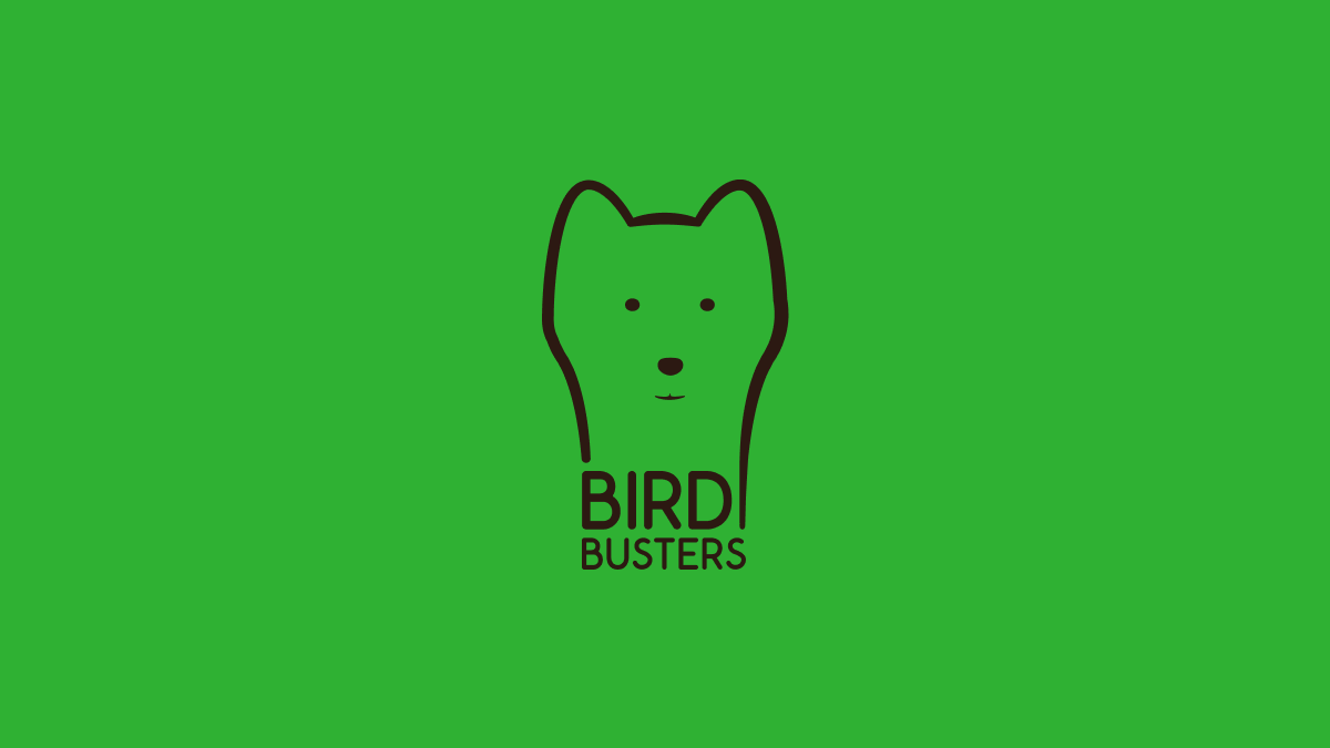 Birdbusters e-commerce logo design