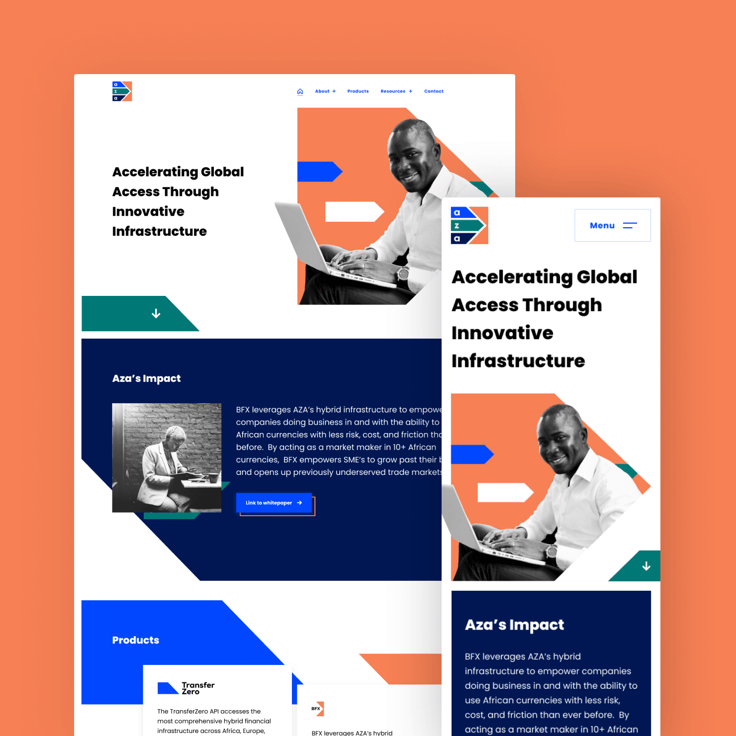 Webdesign Fintech website design