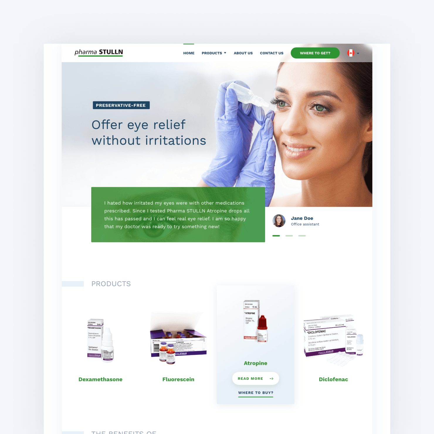 Webdesign Medical website design