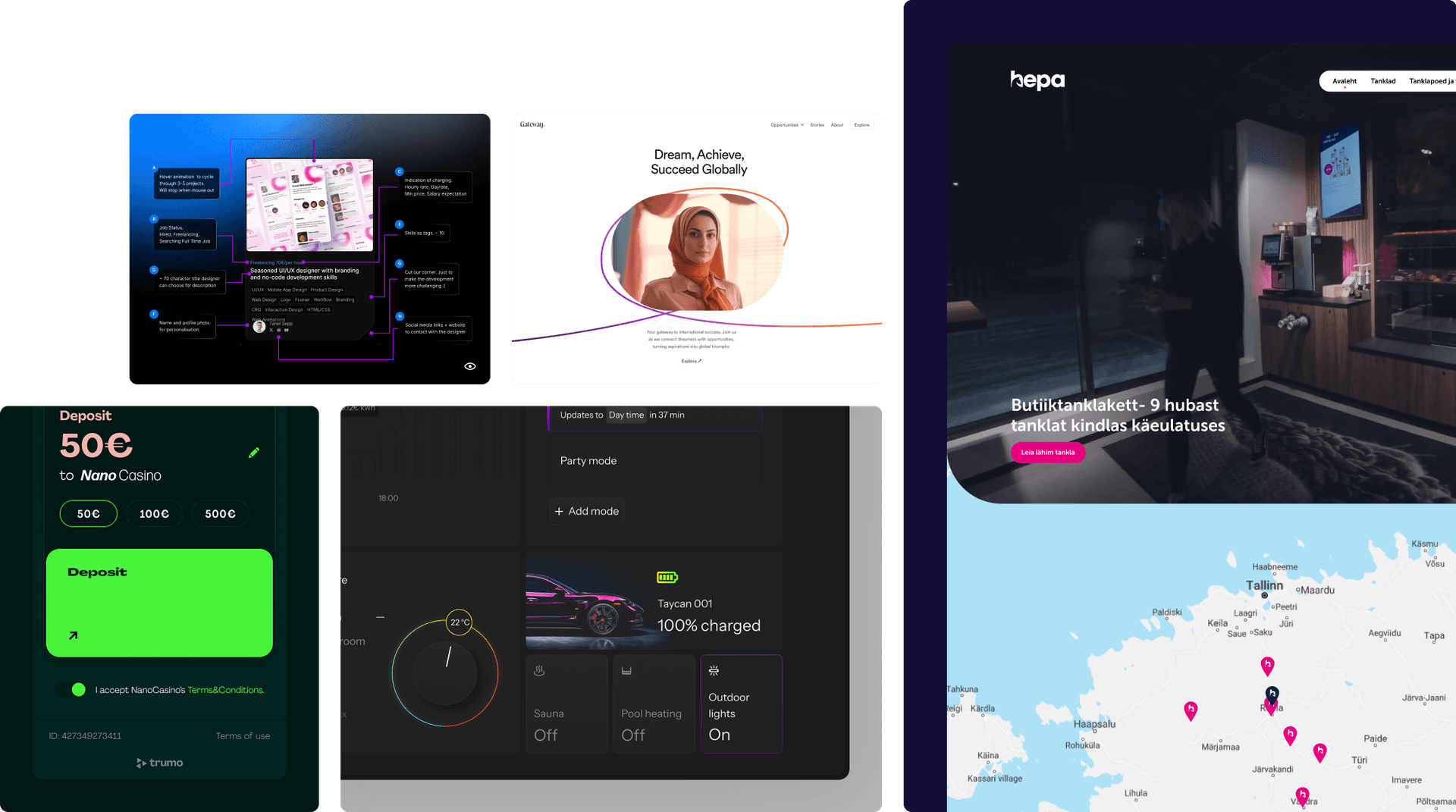 UX/UI Subscription projects UI/UX design subscription