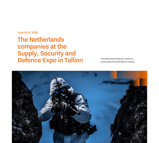 Framer digital exhibition brochure for the Netherlands Embassy at SSD Expo 2026