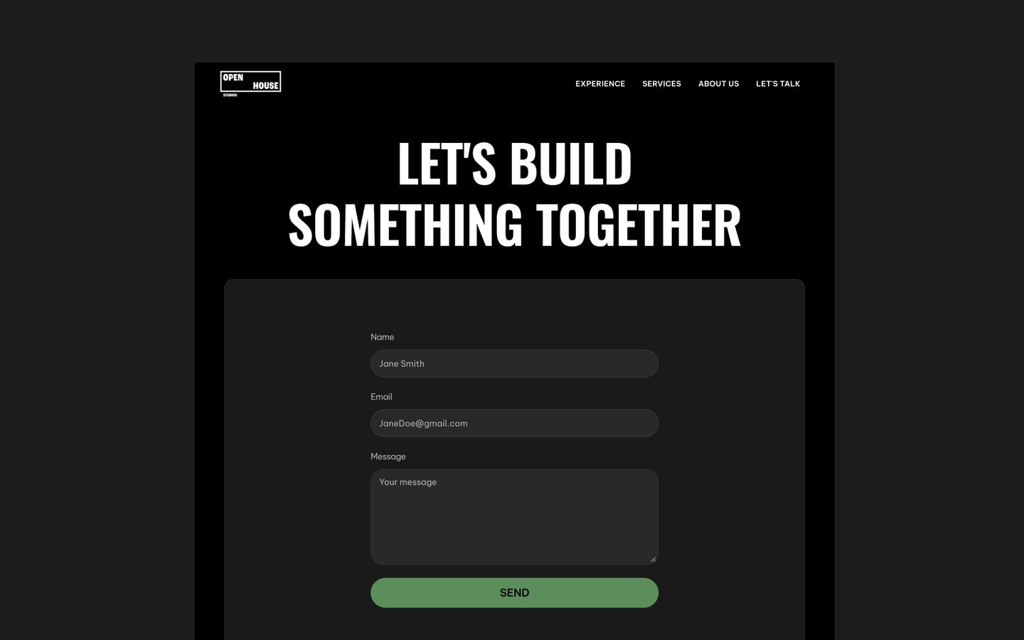 Responsive kodulehe kujundus