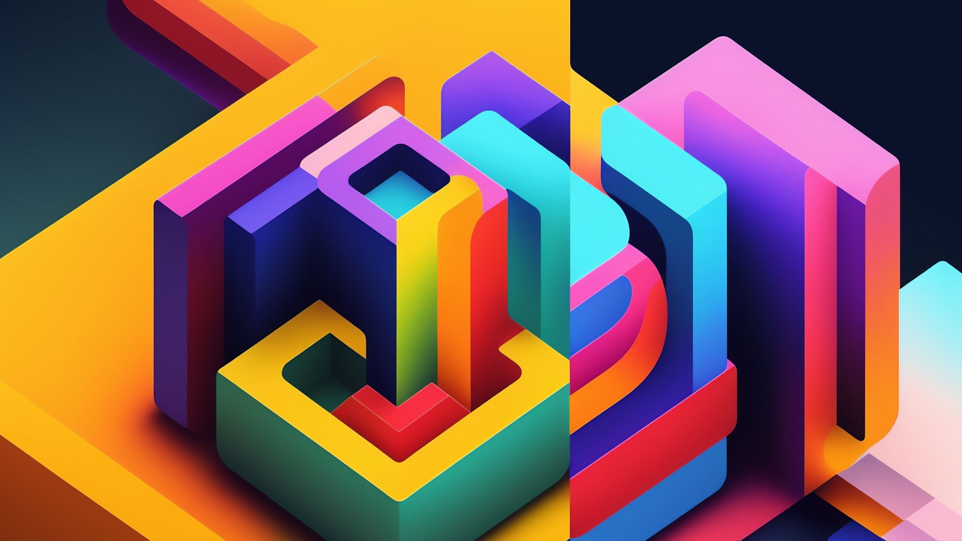 Lexica AI genereeritud pilt geomeetria