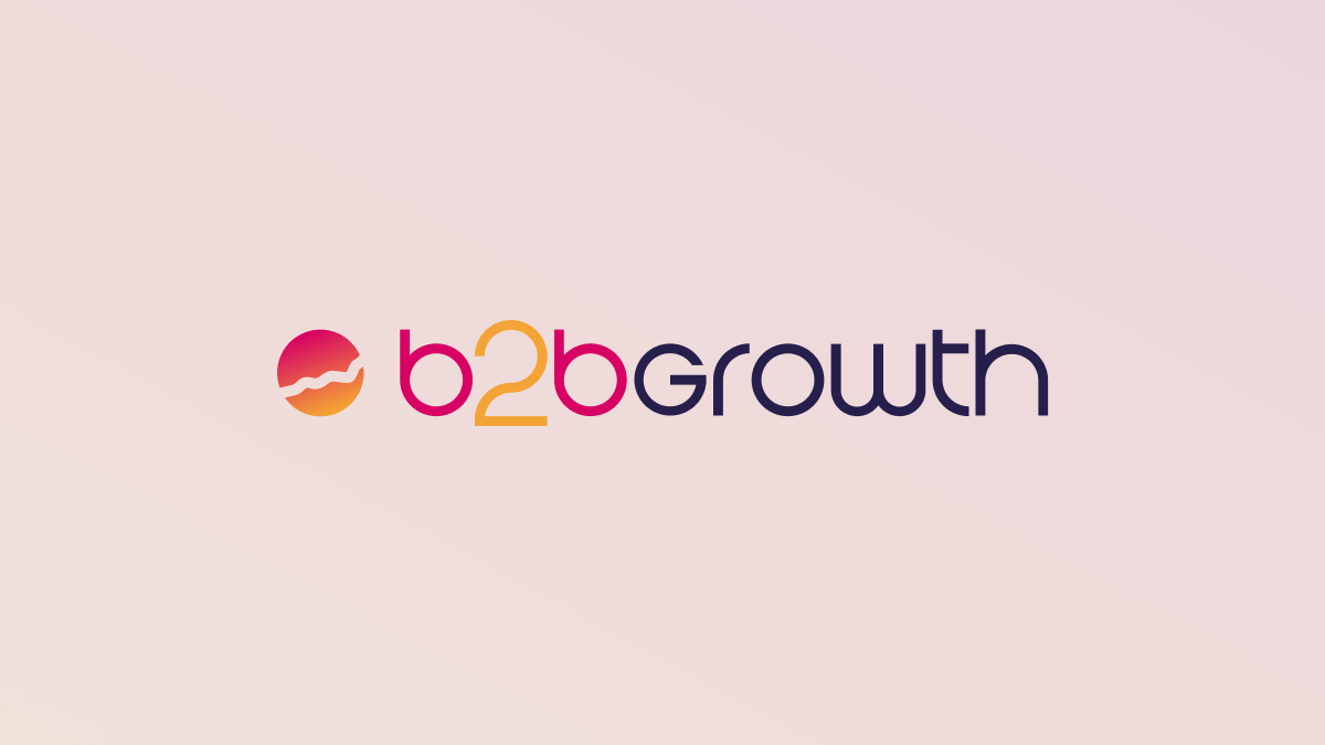 B2BGrowth logo design